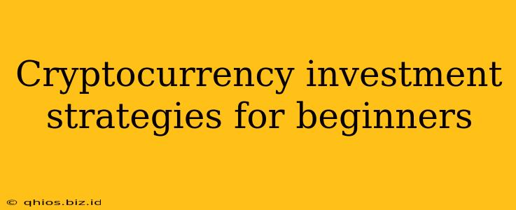 Cryptocurrency investment strategies for beginners