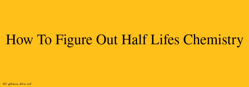 How To Figure Out Half Lifes Chemistry