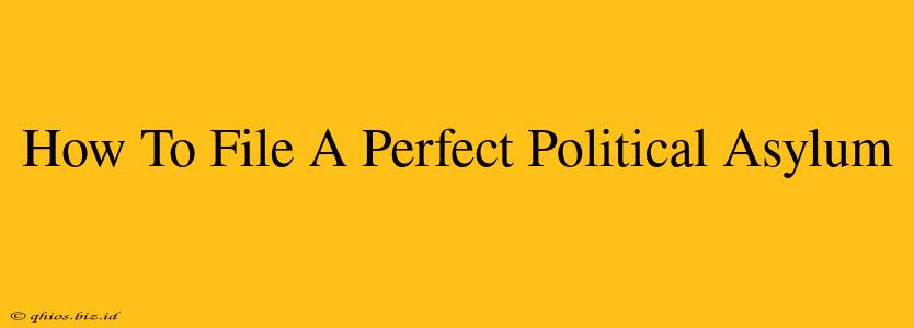 How To File A Perfect Political Asylum