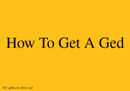 How To Get A Ged